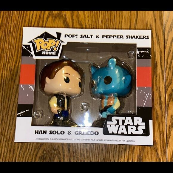 Funko Pop Star Wars Hans Solo & Greedo Salt and Pepper Shaker Collectible - Picture 6 of 6